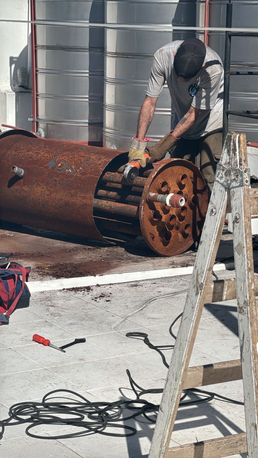 Trabajo en terraza